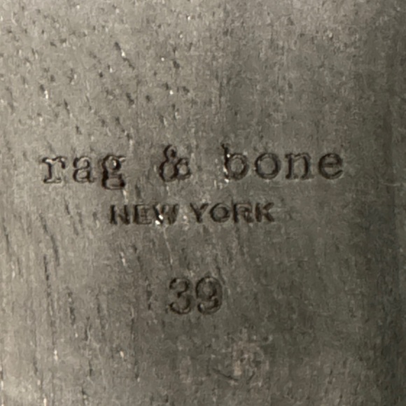 Rag & Bone Mara Blue Denim Platform Clogs Size 39 or US 9 - Picture 12 of 16